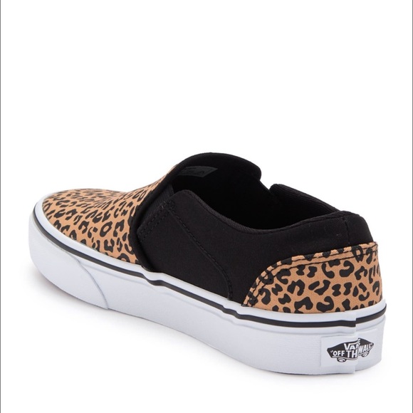 slip on vans cheetah